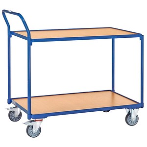 fetra Tischwagen 2Et Stahlrohr/Buche bl/bn 1000x600mm b. 250kg 4017976021300 fetra