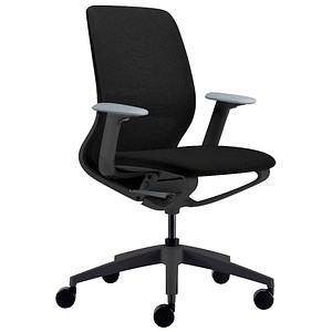 4049694007809 - Bürostuhl semotion net em-821 101 Stoff schwarz Gestell schwarz