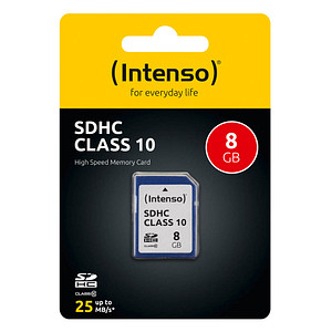 4034303016051 - Speicherkarte 3411460 SDHC Class 10 bis 25 MB s 8 GB 4034303016051 INTENSO