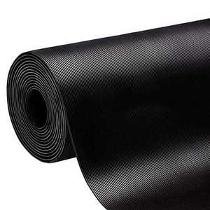 Riefen-Gummimatte schwarz 100,0 x 200,0 cm