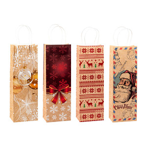 4022792982919 - Geschenktasche 88291-SG Weihnachten Serie 4 Weihnachten Papierkordel Weihnachtsmotive sortiert 12cm x 36cm 4022792982919 12 Stück