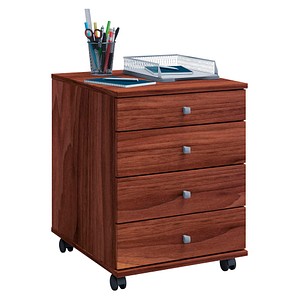 Lona Rollcontainer nussbaum 4 Auszüge