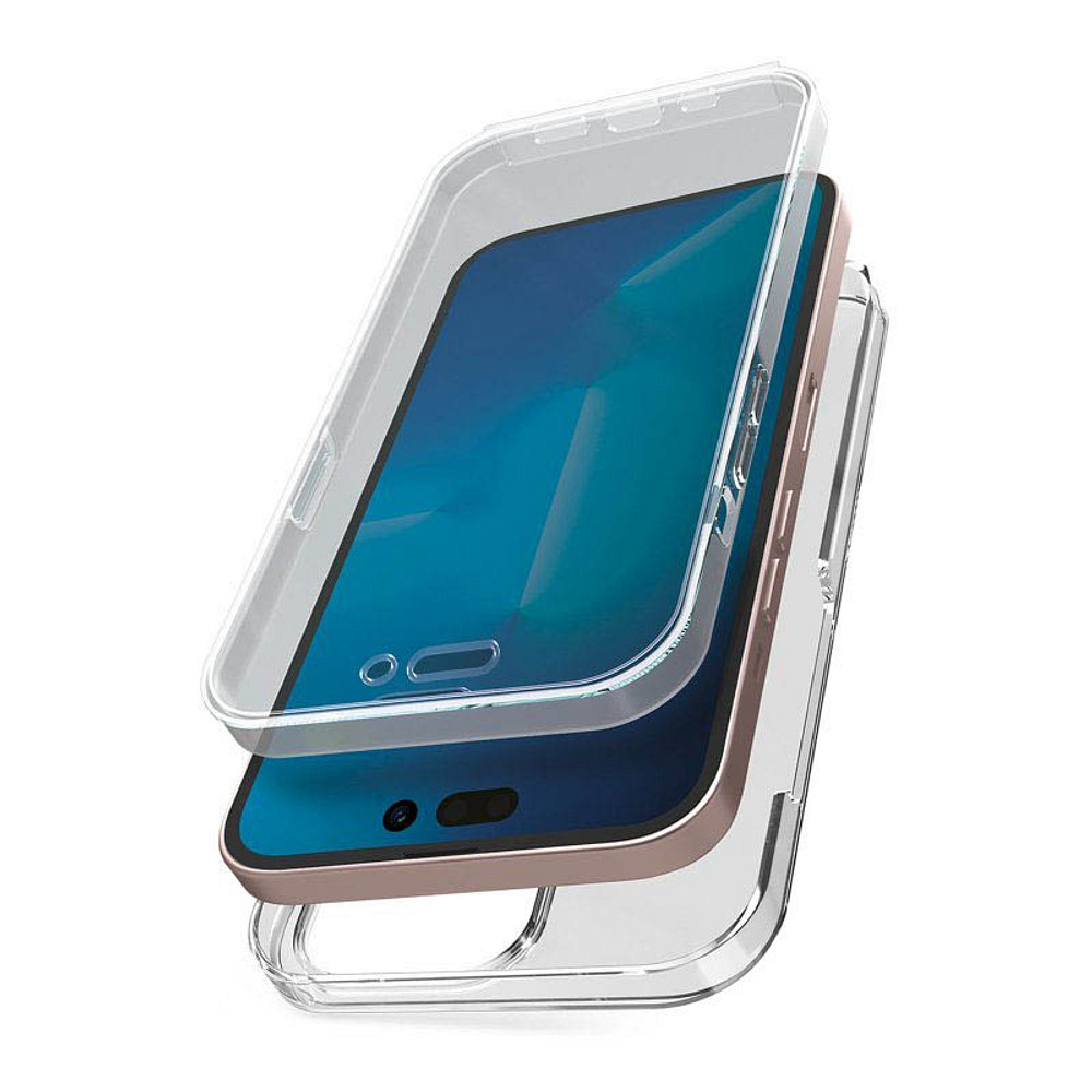 sbs Full Body 360° Handyhülle für Apple iPhone 14 Pro Max transparent