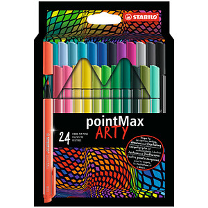 STABILO pointMax ARTY Filzstifte farbsortiert, 24 St.