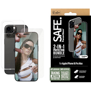 SAFE. by PanzerGlass™ 2-in-1 Schutz-Set für Apple iPhone 16 Pro Max