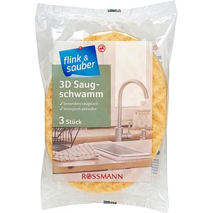 4305615392127 - flink & sauber 3D Saugschwamm 3 St