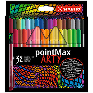 STABILO pointMax ARTY Filzstifte farbsortiert, 32 St.