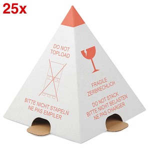 4066300681260 - 25 Palettenhütchen rot weiß 230 cm 4066300681260 25 Stück