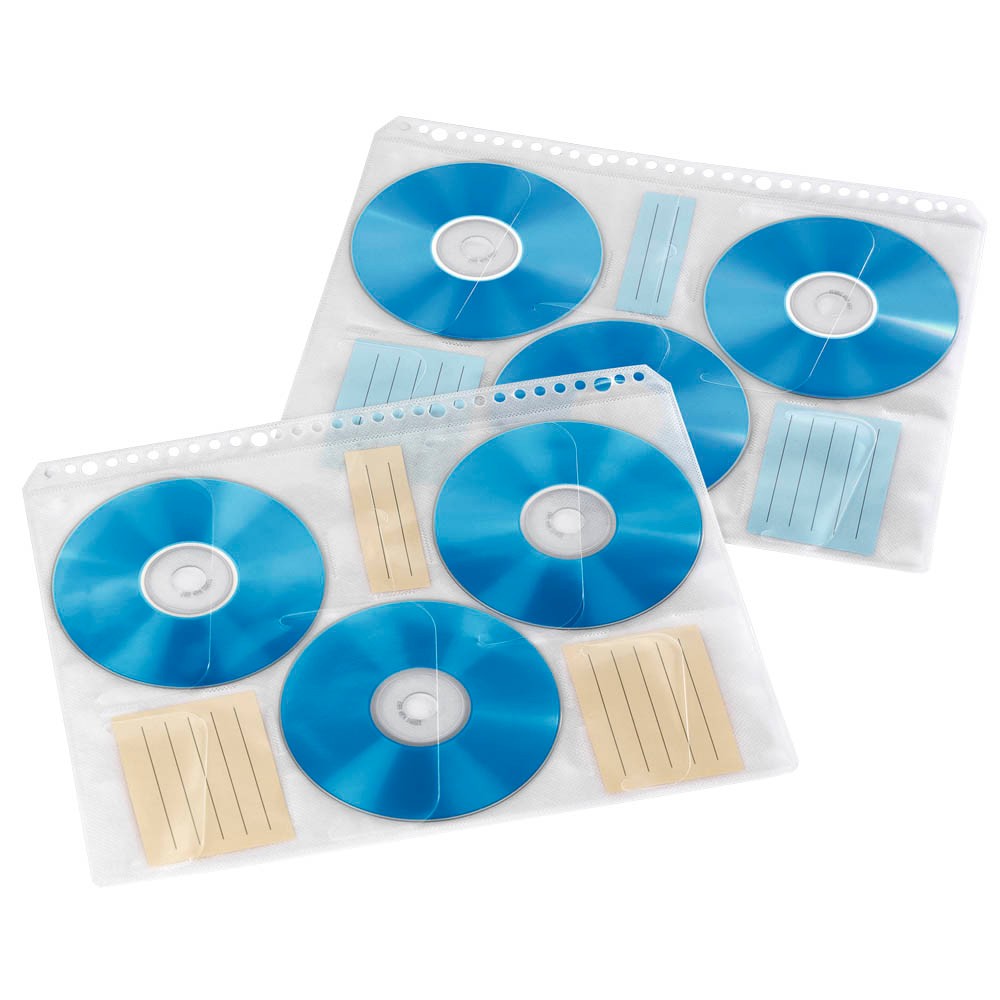 10 hama 6er CD-/DVD-Hüllen transparent