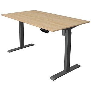 4044917453609 - Move 1 elektrisch höhenverstellbarer Schreibtisch eiche hell rechteckig T-Fuß-Gestell grau 1400 x 800 cm 4044917453609 - Move 1 elektrisch höhenverstellbarer Schreibtisch eiche hell rechteckig T-Fuß-Gestell grau 1400 x 800 cm