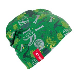 4028279946047 - ROTH Jungen Beanie T-Rex grün Einheitsgröße 1 St