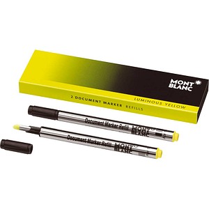 2 Stück Montblanc Markermine Document - luminous yellow 4062037052748 MONT BLANC