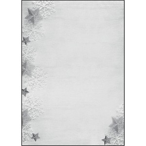 Weihnachtsbriefpapier Frozen Stars Motiv DIN A4 90 g/qm 100 Blatt