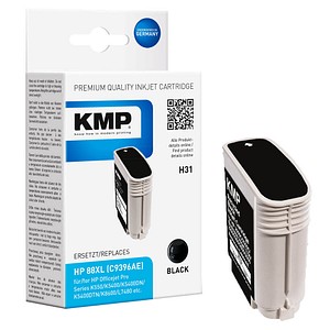 KMP H31 schwarz Tintenpatrone ersetzt HP 88XL (C9396AE) KMP H31 schwarz Tintenpatrone ersetzt HP 88XL (C9396AE)