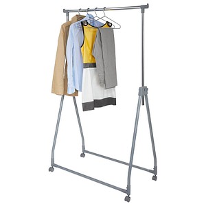 Rollgarderobe silber