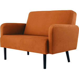 3660141954265 - 2-Sitzer Sofa LISBOA braun schwarz Stoff 3660141954265 PAPERFLOW