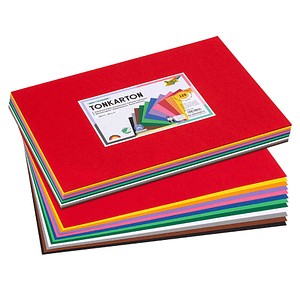 folia Tonpapier farbsortiert 180 g/qm 120 Blatt
