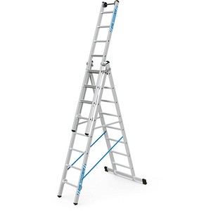 4003866415786 - Vielzweckleiter Skymaster Plus X silber 3x 8 Sprossen H 5810 cm