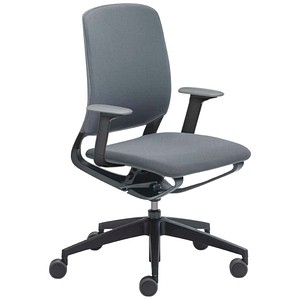 sedus Bürostuhl se:motion, EM-801/112 Stoff grau, Gestell schwarz