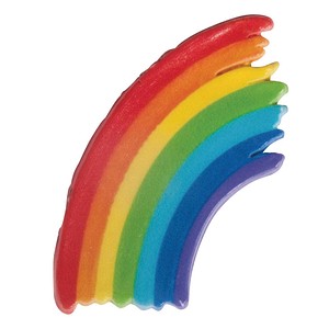 4006166120572 - Wachsmotiv mehrfarbig Regenbogen 4006166120572 - Wachsmotiv mehrfarbig Regenbogen