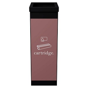 PAPERFLOW Mülleimer 60,0 l schwarz, braun