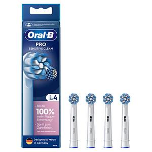4 Oral-B PRO Sensitive Clean Zahnbürstenaufsätze
