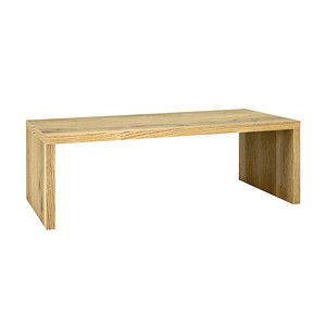 4001070156242 - Couchtisch 40cm (H) 120x60cm (BxT) rechteckig eiche   eiche 4001070156242 HAKU Möbel