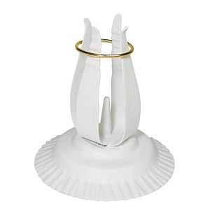 KerzenständerFür Kommunion- und Taufkerzen mit 3,0-4,0 cm weiß