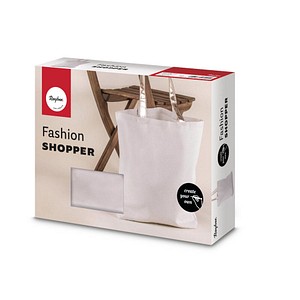 4006166172915 - Einkaufstasche shopper Fashion Stoff weiß 53990102 4006166172915 - Einkaufstasche shopper Fashion Stoff weiß 53990102