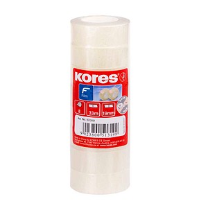 Kores® - Klebeband - Transparent - 19 mm Breite