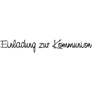 Motivstempel Einladung zur Kommunion