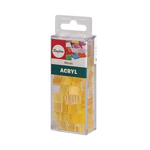 Acryl Mosaik, transparent, lichtgelb - Image 3