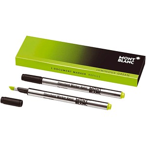 2 Stück Montblanc Markermine Document - luminous green 4062037052755 MONT BLANC