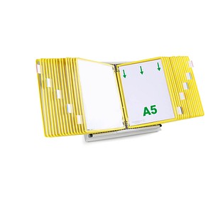 tarifold Sichttafelsystem 435304 DIN A5 gelb mit 30 St. Sichttafeln