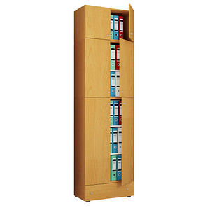 VCM my office Aktenschrank XXL Lona, 917798 buche 3 Fachböden 70,0 x 240,0 x 39,0 cm