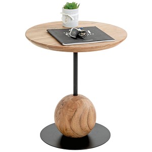 4001070549716 - Beistelltisch Massivholz akazie 400 x 400 x 450 cm 4001070549716 HAKU Möbel