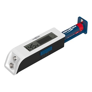 4013674204731 - Batterietester Comfort Check mit Display und Balkenanzeige Kunststoff schwarz-weiß 4013674204731 - Batterietester Comfort Check mit Display und Balkenanzeige Kunststoff schwarz-weiß