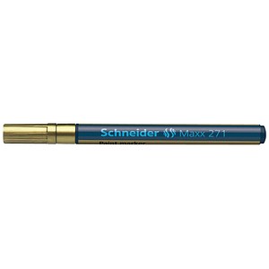 4004675009548 - Lackmarker Maxx 271 SN127153 Stift gold 1-2mm Rundspitze 4004675009548 Schneider