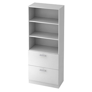 4032062032268 - Regalschrank Gradeo V7300 W W RE weiß 2 Fachböden 800 x 420 x 2004 cm