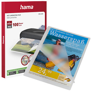 4007249505682 - Laminierfolien glänzend für A5 80 micron 4007249505682 hama 00050568 100 Stück