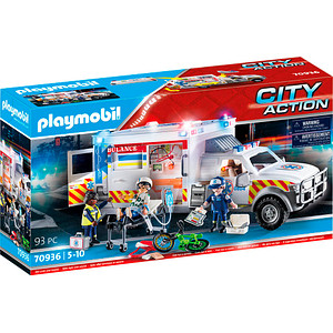 Playmobil® City Action 70936 Rettungs-Fahrzeug: US Ambulance Spielfiguren-Set