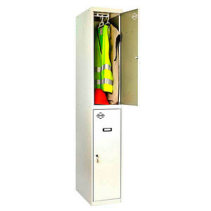 8435104936238 - Spind SIMONLOCKER DIY grau 8435104936238 2 Schließfächer 300 x 500 x 1800 cm 8435104936238 Simonrack