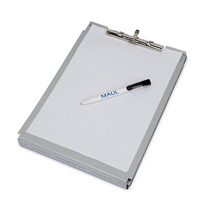 MAUL Klemmbrett MAULcase 2354808 DIN A4 silber Aluminium, 1 St.