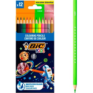 BIC KiDS Buntstifte farbsortiert, 12 St.