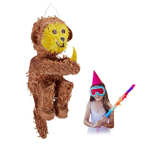4052025314903 - Piñata braungelb Affe 4052025314903 relaxdays 4052025314903 - Piñata braungelb Affe 4052025314903 relaxdays