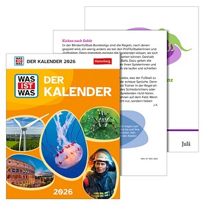 9783840036781 - WAS IST WAS Der Kalender Tagesabreißkalender 2026 - Kinderkalender