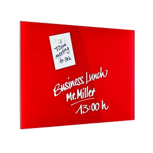 4013695057088 - Magnetoplan Glas-Magnetboard HOLTZ OFFICE SUPPORT (B x H) 400 mm x 600 mm Rot 13402006 4013695057088 - Magnetoplan Glas-Magnetboard HOLTZ OFFICE SUPPORT (B x H) 400 mm x 600 mm Rot 13402006