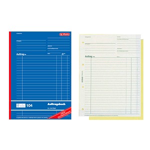 Herlitz - Formularbuch A-Z - A4 - 2 Stück - Blau