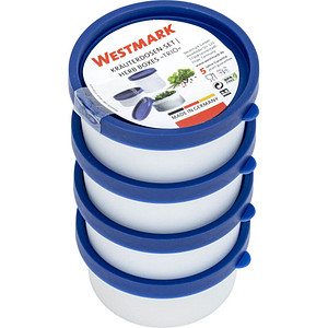 4004094257476 - Frischhaltedosen Trio 39 cm hoch weiß 4004094257476 WESTMARK 4 Stück