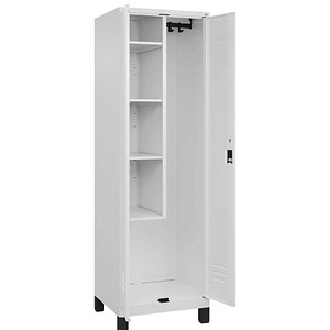 4066681617698 - Putzmittelschrank Classic Plus 080110-00-S10014 verkehrsweiß 600 x 500 x 1950 cm aufgebaut 4066681617698 C+P-Möbel